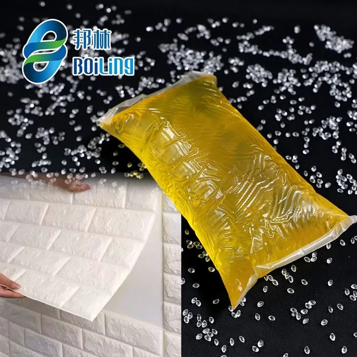 Heit bráðnar lím fyrir 3d veggplötur