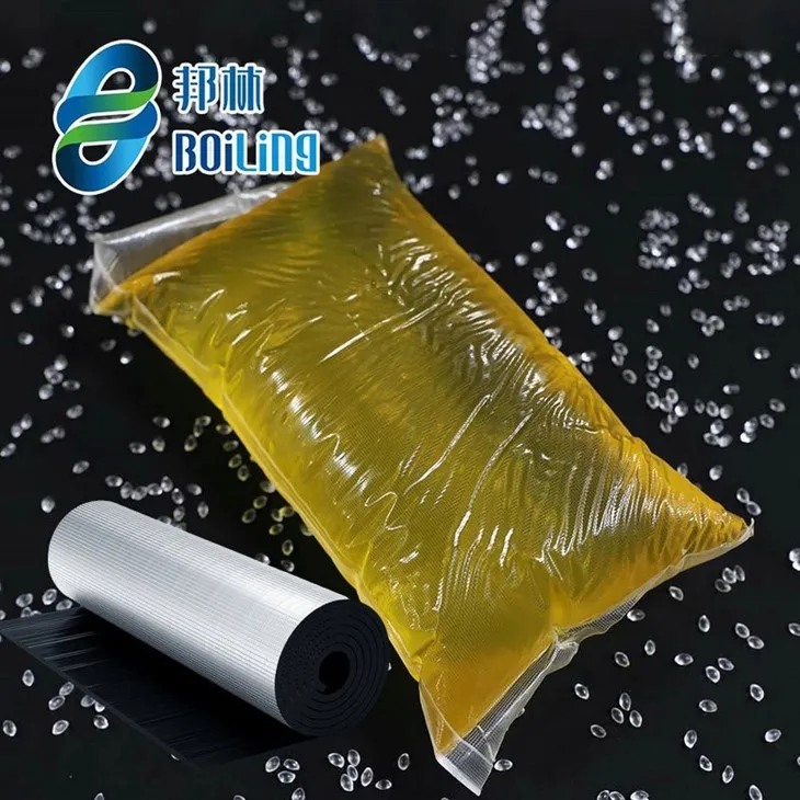 Þrýstingsnæmt heitbræðslulím fyrir einangrun bómull