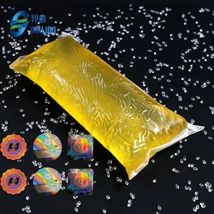 PSA Hot Melt lím fyrir merki gegn fölsun